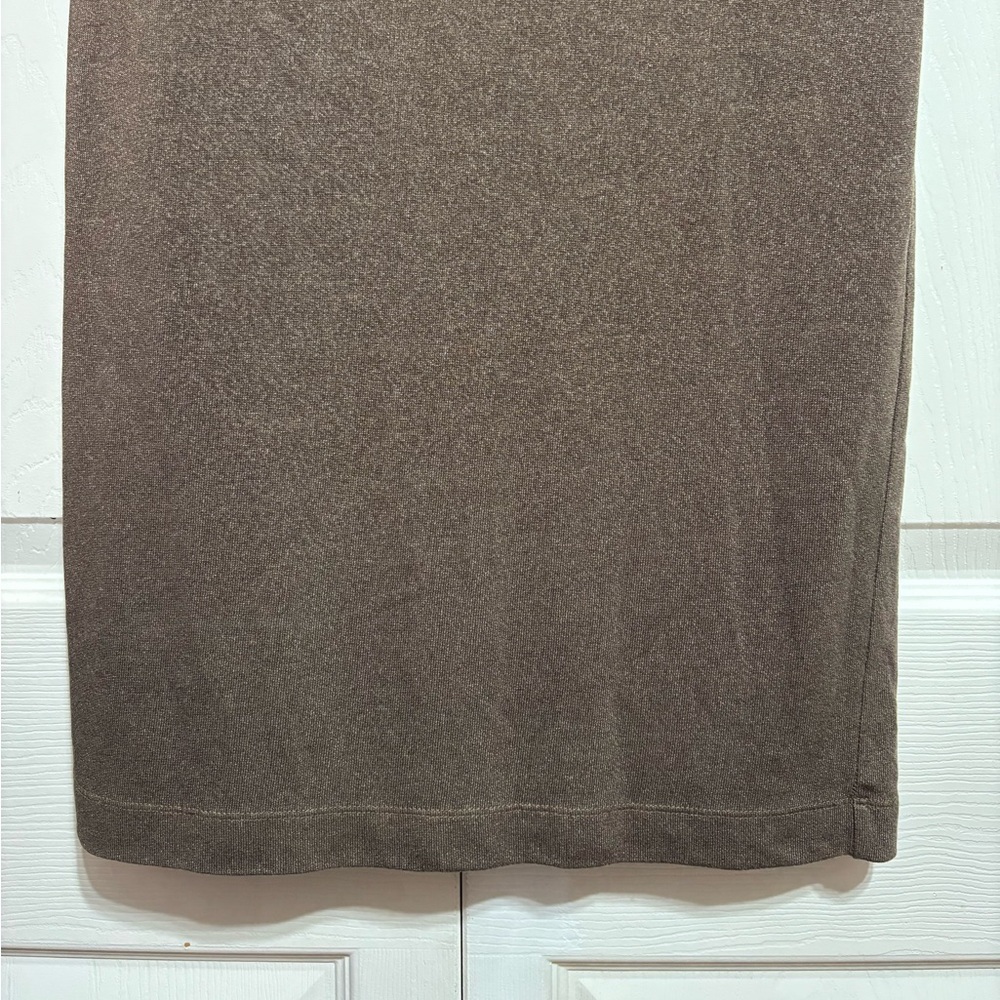 Ann Taylor Brown Midi Dress with Cowl Neck - Picture 2 of 7